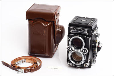 禄来 Rolleiflex 2.8F 经典 双反相机 带皮套