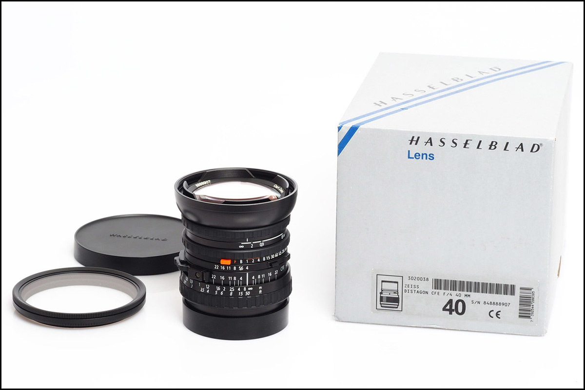 哈苏 Hasselblad 40/4 CFE FLE 广角镜头 带包装 UV