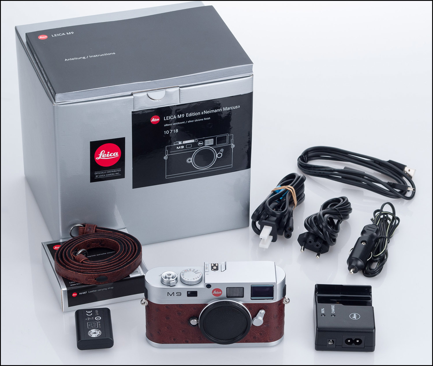 徕卡 Leica M9 Neimann Marcus 鸵鸟皮 限量50台 带包装