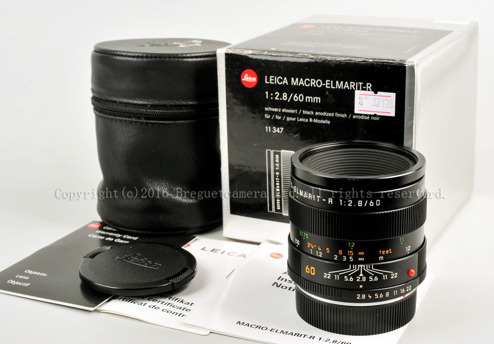 Leica/徕卡  macro-elmarit-r 60/2.8 E55 rom版 #32128