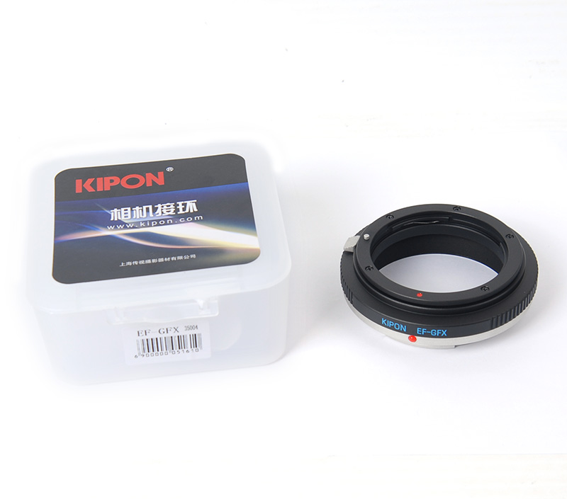 【全新】KIPON EF镜头转富士Fujifilm EF-GFX机身转接环#90782