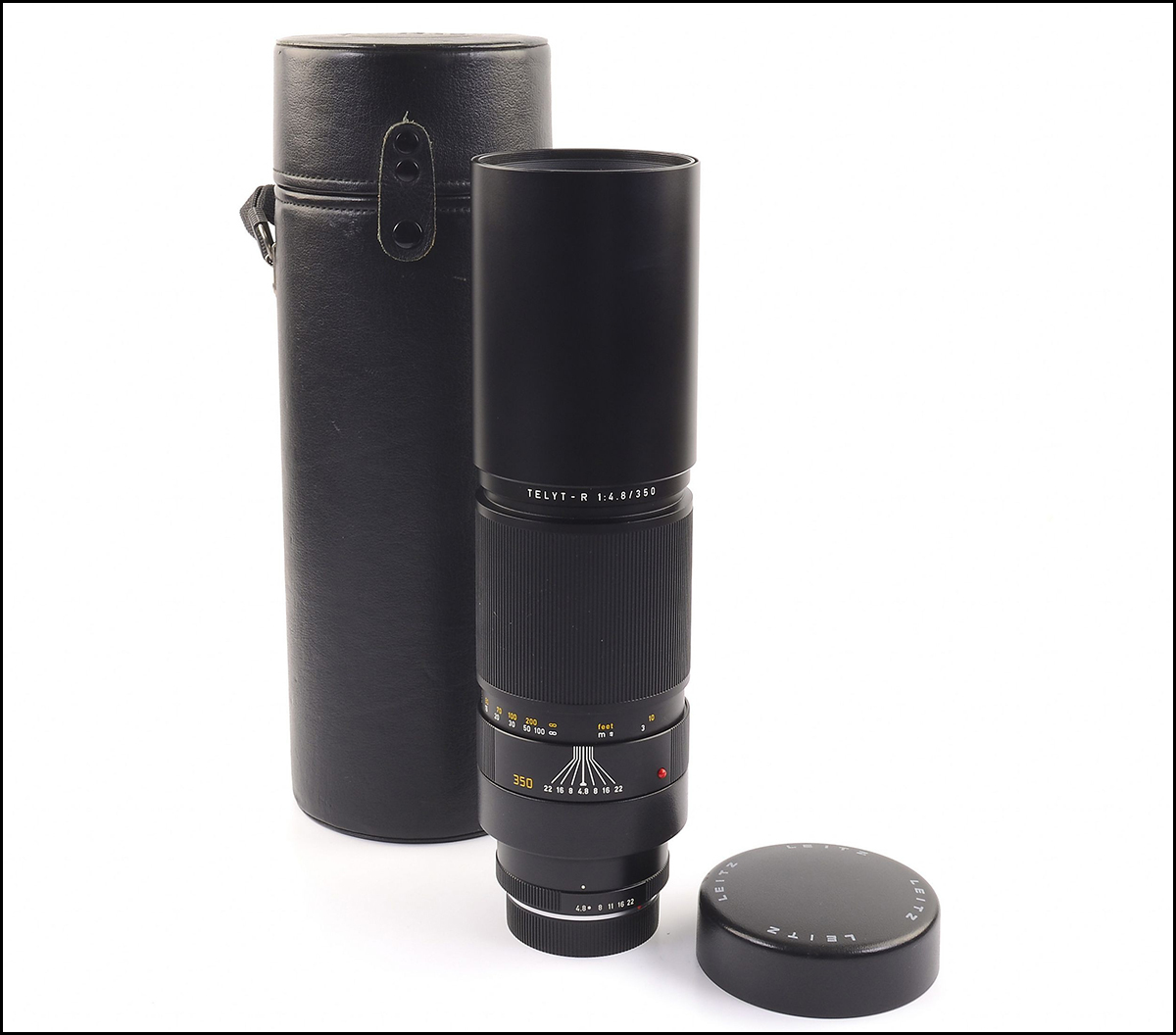徕卡 Leica R 350/4.8 TELYT-R 长焦镜头 带皮桶