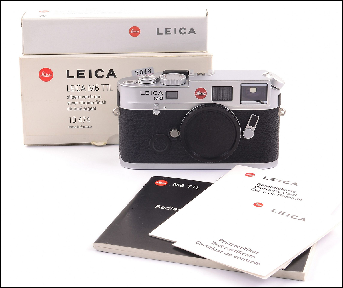 徕卡 Leica M6 TTL 0.58 银色 大盘 带包装