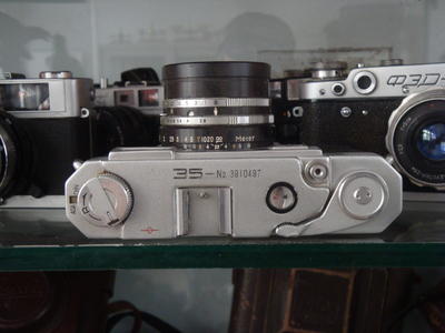 YASHICA35镜间快门50年代产品机身号3910497焦距45MMF2.8