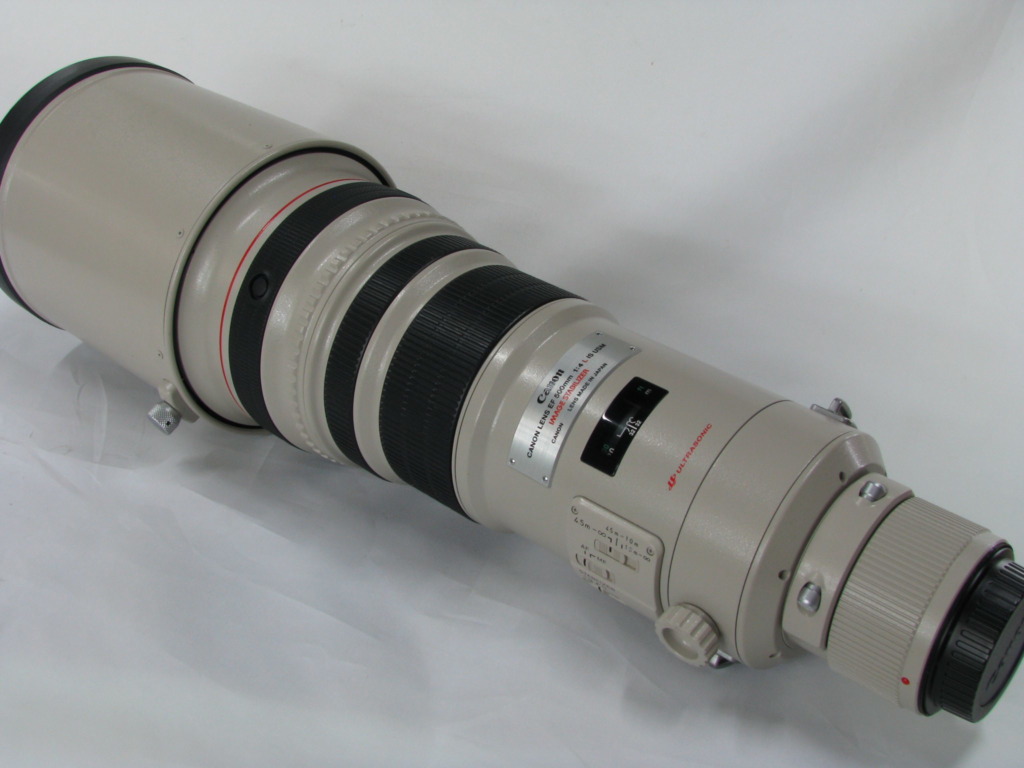 佳能ef 500mm f/4l is usm防抖拍鸟大炮98新原箱