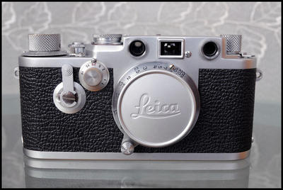 Leica IIIF 红盘自拍版+50/3.5，古典螺口套机