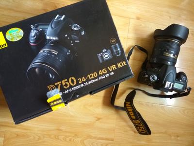 出售一 Nikon  D75O+24-120mm 套机